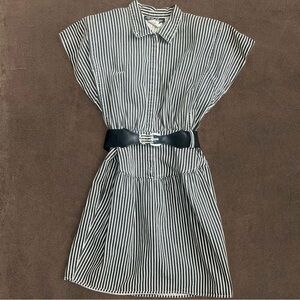 All That Jazz Vintage Striped Dress